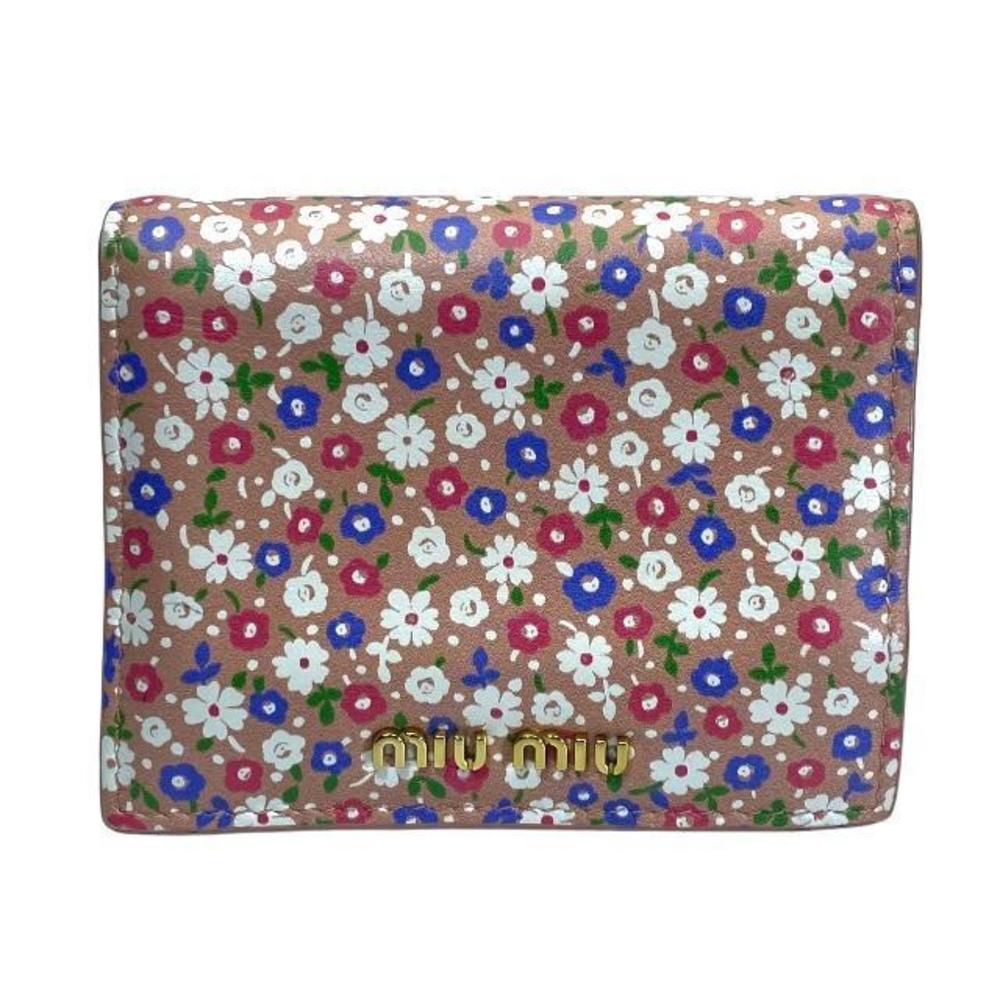 Miu Miu Wallet Folding Wallet Mini Wallet Pink Mu… - image 1
